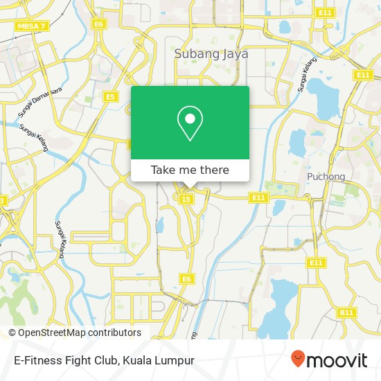 E-Fitness Fight Club map