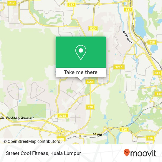 Street Cool Fitness map