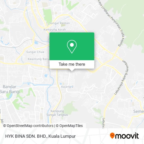 HYK BINA SDN. BHD. map