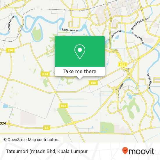 Tatsumori (m)sdn Bhd map