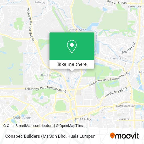 Peta Conspec Builders (M) Sdn Bhd