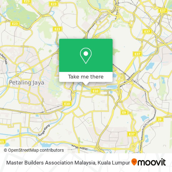 Peta Master Builders Association Malaysia