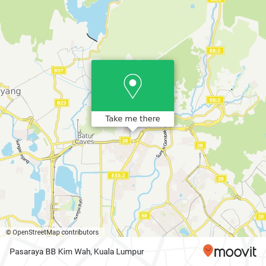 Pasaraya BB Kim Wah map