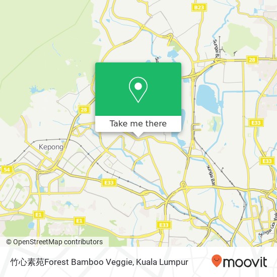 竹心素苑Forest Bamboo Veggie map
