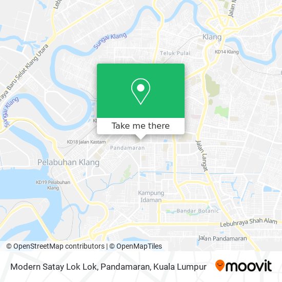 Peta Modern Satay Lok Lok, Pandamaran
