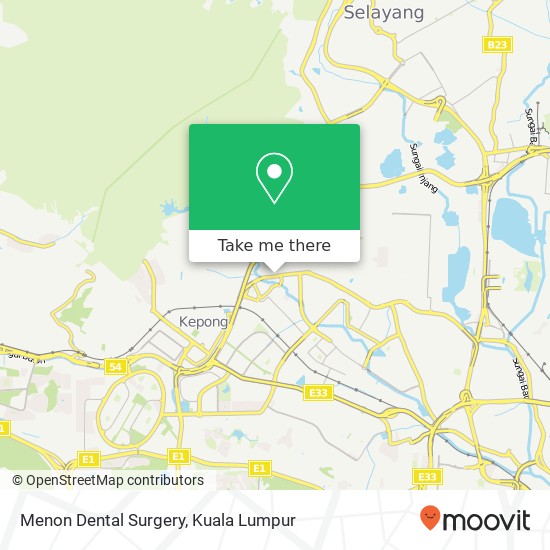 Menon Dental Surgery map