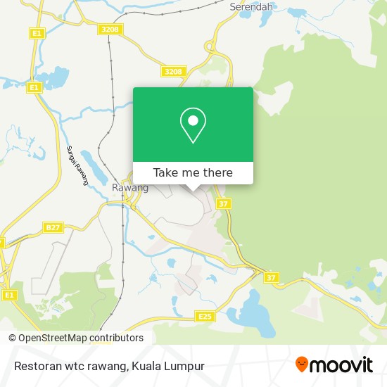 Restoran wtc rawang map