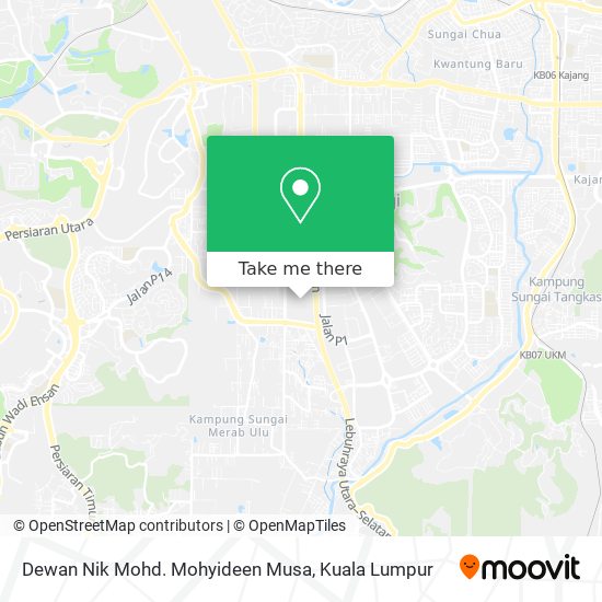 Dewan Nik Mohd. Mohyideen Musa map