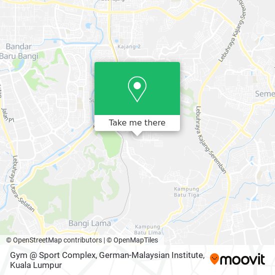 Gym @ Sport Complex, German-Malaysian Institute map