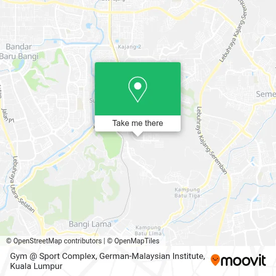 Gym @ Sport Complex, German-Malaysian Institute map