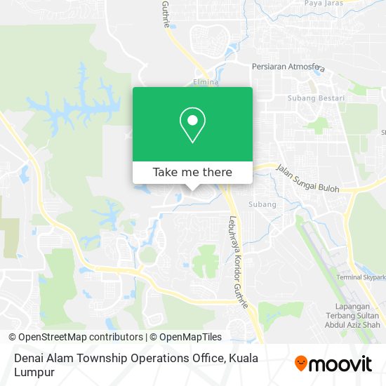 Denai Alam Township Operations Office map
