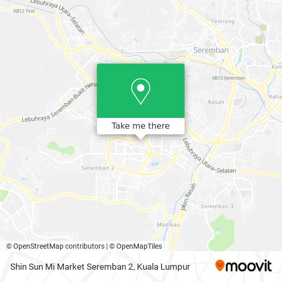 Shin Sun Mi Market Seremban 2 map