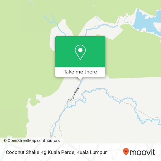 Peta Coconut Shake Kg Kuala Perde