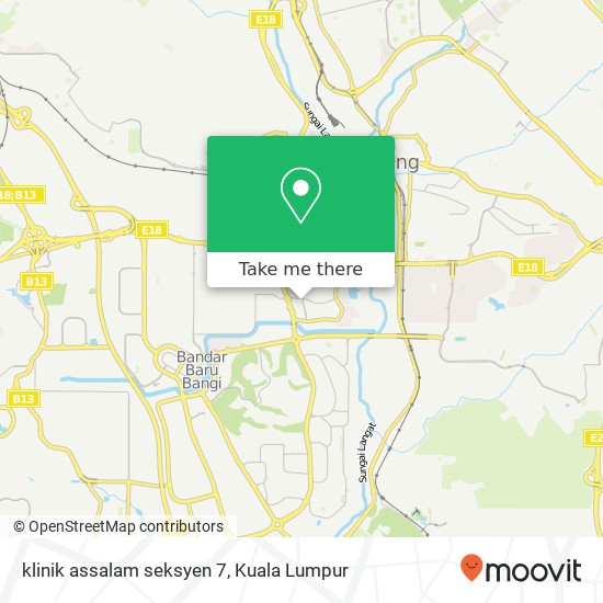 klinik assalam seksyen 7 map