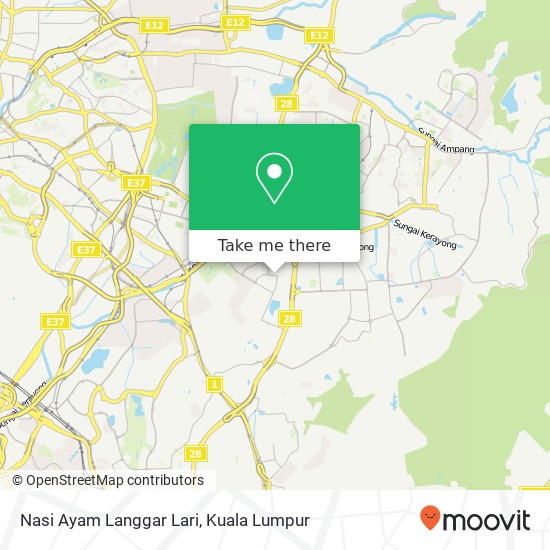 Nasi Ayam Langgar Lari map