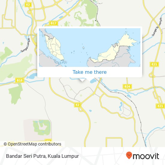 Peta Bandar Seri Putra