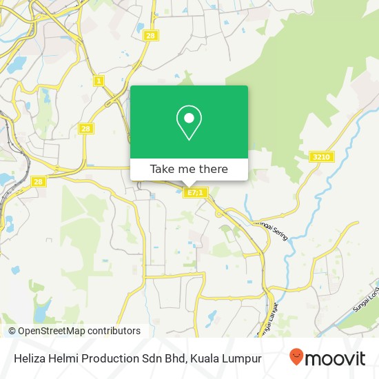 Heliza Helmi Production Sdn Bhd map