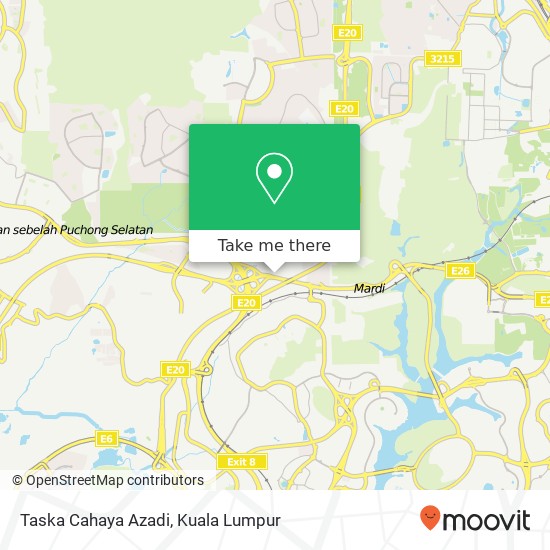 Taska Cahaya Azadi map