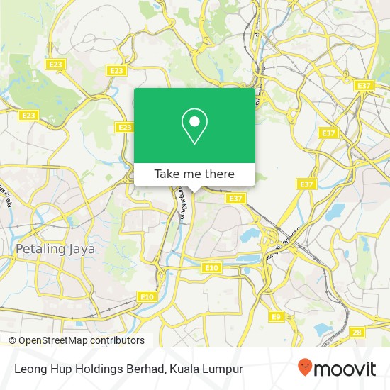 Peta Leong Hup Holdings Berhad