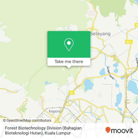 Forest Biotechnology Division (Bahagian Bioteknologi Hutan) map