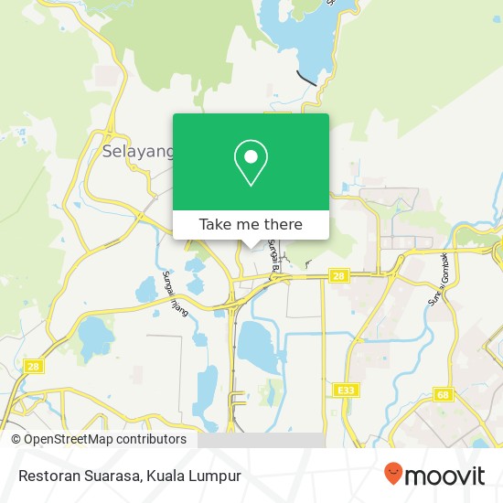 Restoran Suarasa map