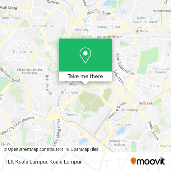 ILK Kuala Lumpur map