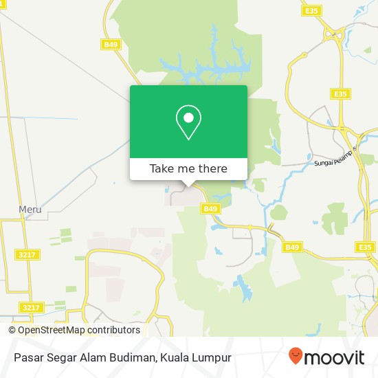 Pasar Segar Alam Budiman map