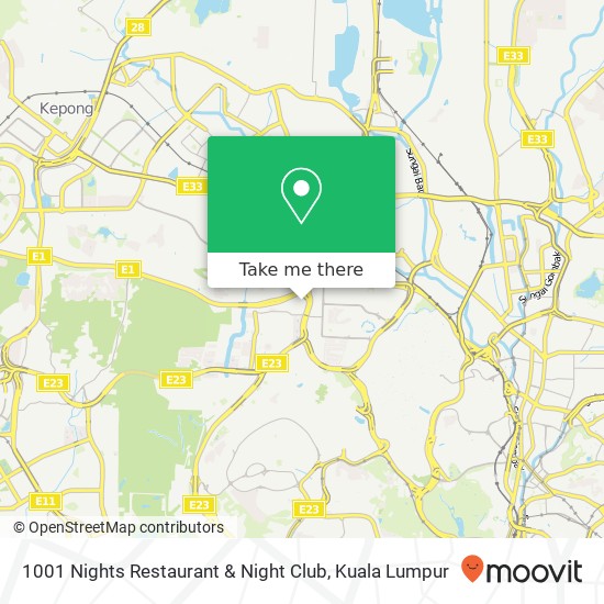 1001 Nights Restaurant & Night Club map