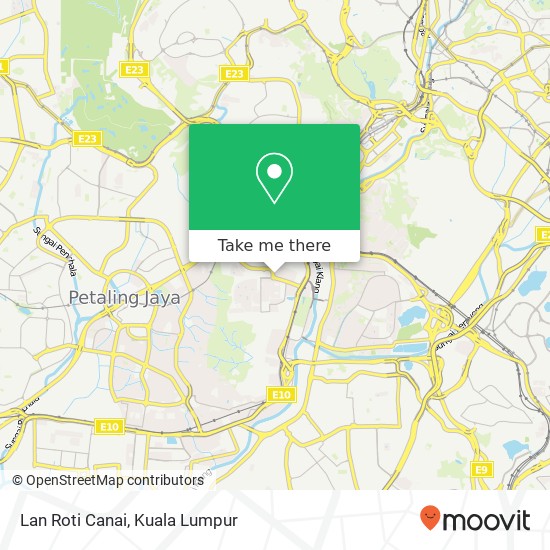 Lan Roti Canai map