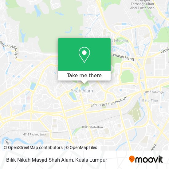 Bilik Nikah Masjid Shah Alam map