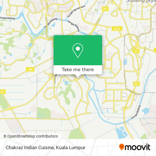 Chakraz Indian Cuisine map