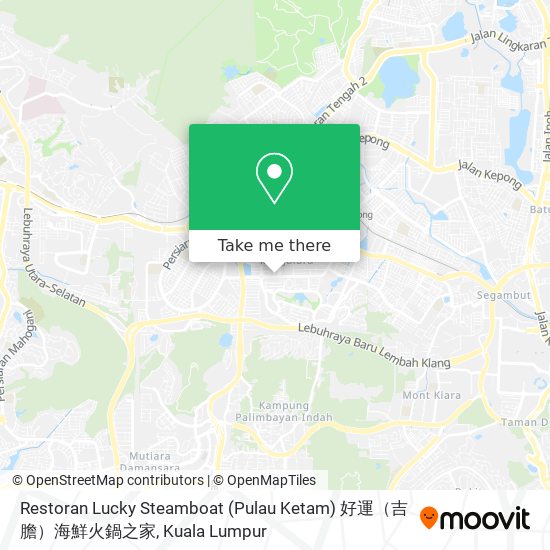 Restoran Lucky Steamboat (Pulau Ketam) 好運（吉膽）海鮮火鍋之家 map