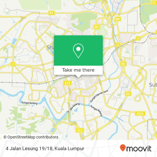 4 Jalan Lesung 19/18 map