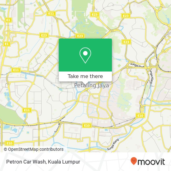 Petron Car Wash map