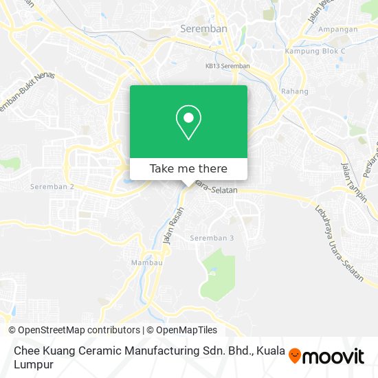 Peta Chee Kuang Ceramic Manufacturing Sdn. Bhd.
