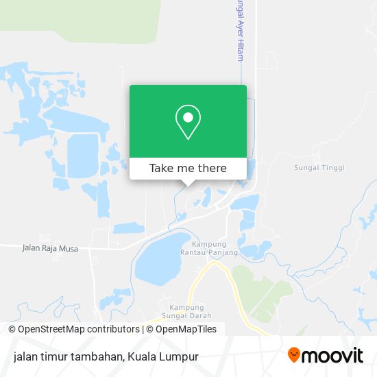 jalan timur tambahan map