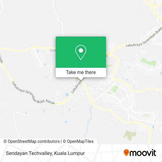 Sendayan Techvalley map