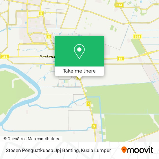 Stesen Penguatkuasa Jpj Banting map