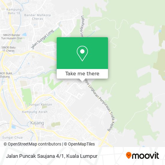 Jalan Puncak Saujana 4/1 map