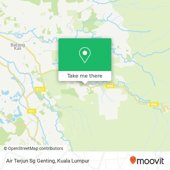 Peta Air Terjun Sg Genting