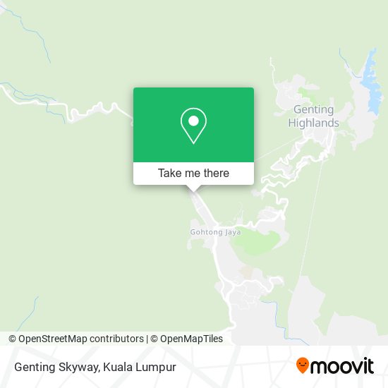 Genting Skyway map