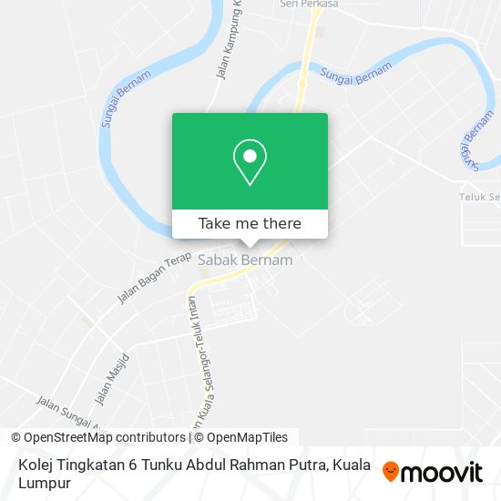 Kolej Tingkatan 6 Tunku Abdul Rahman Putra map