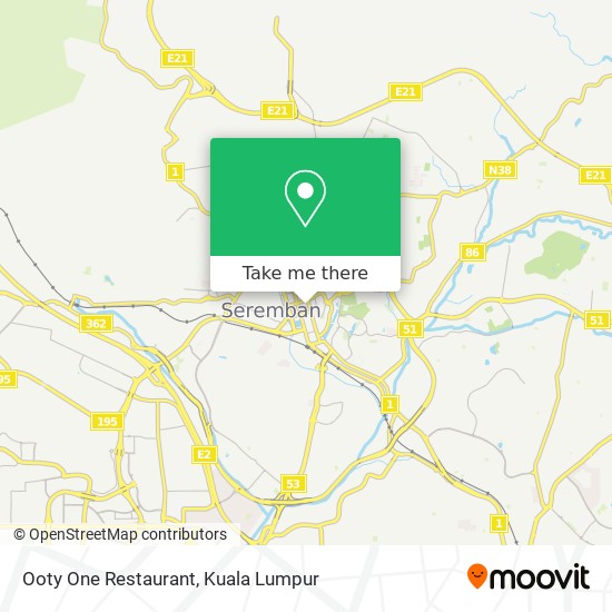 Ooty One Restaurant map