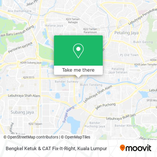Peta Bengkel Ketuk & CAT Fix-It-Right