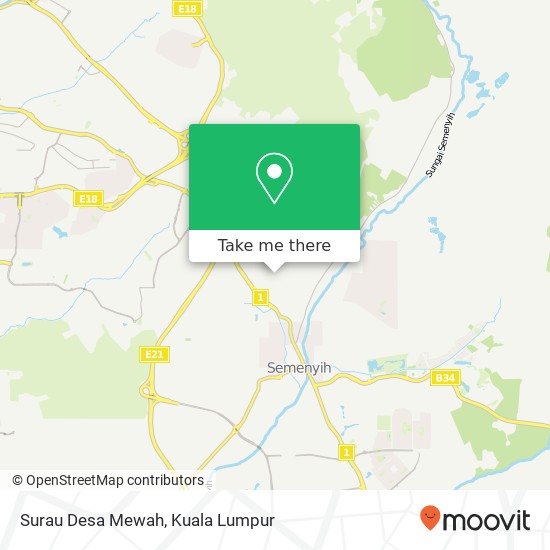 Surau Desa Mewah map