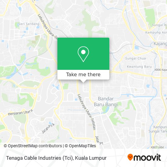 Tenaga Cable Industries (Tci) map