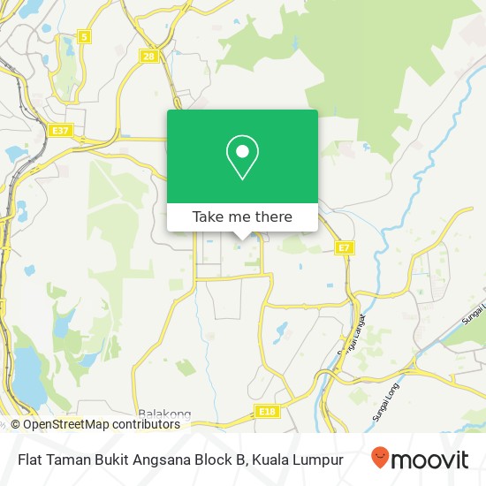 Flat Taman Bukit Angsana Block B map