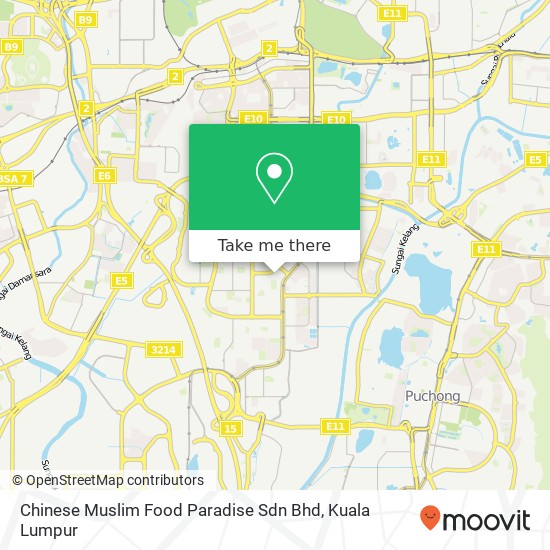 Chinese Muslim Food Paradise Sdn Bhd map