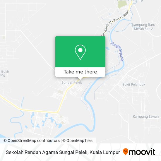 Peta Sekolah Rendah Agama Sungai Pelek