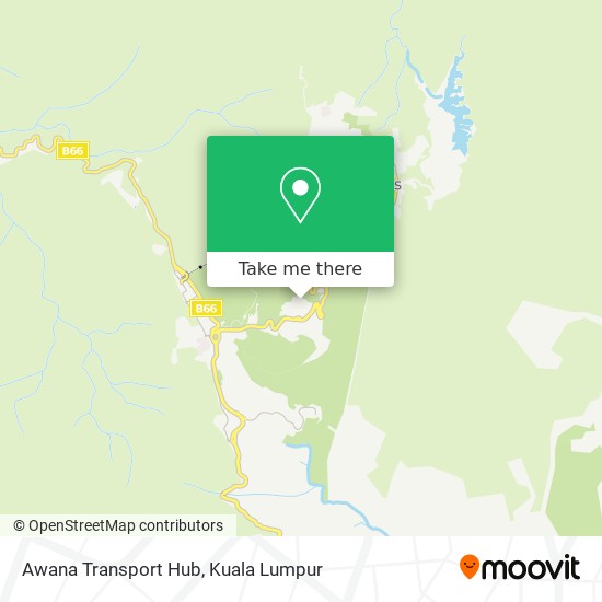 Awana Transport Hub map